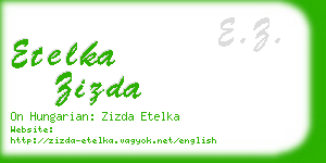 etelka zizda business card